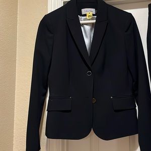 Calvin Klein Navy Blue Suit, Size 4, Like New